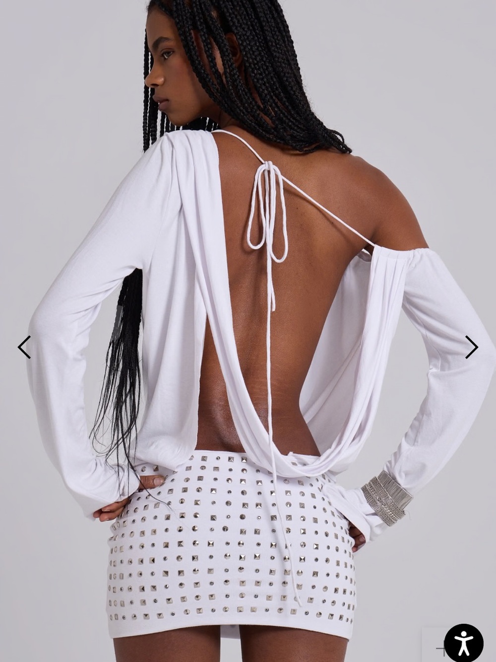 Jaded London Arina Studded Mini Dress